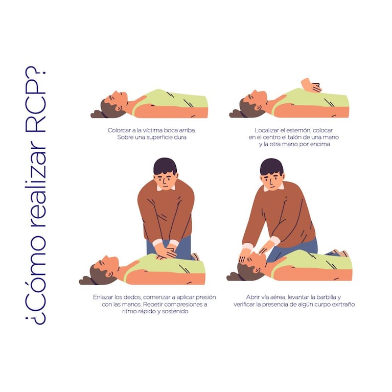 Aprender a realizar RCP, una práctica que salva vidas.