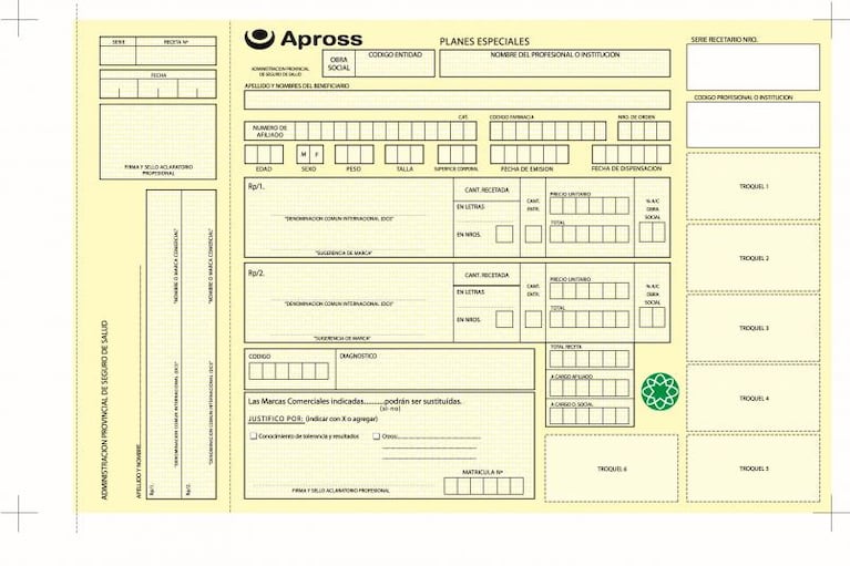 Apross informó qué recetas en papel perderán validez desde octubre