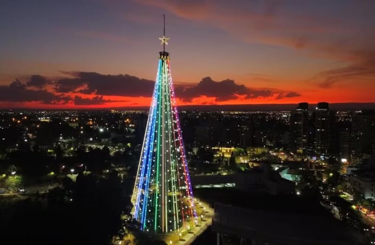 Árbol de Navidad en Córdoba.