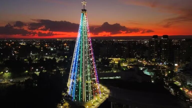 Árbol de Navidad en Córdoba.
