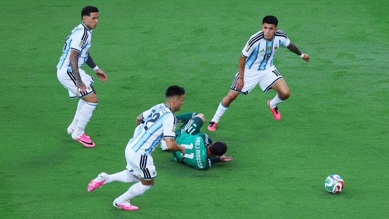 Argentina-Argelia en Kansas City. REUTERS/Siphiwe Sibeko
