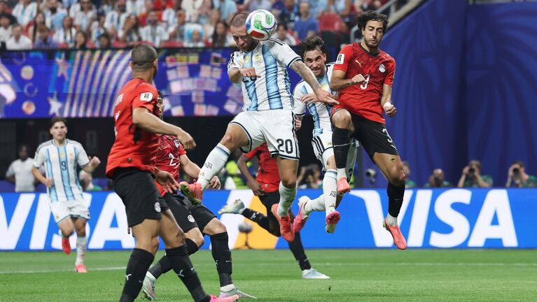 Argentina-Egipto en Atlanta. REUTERS/Paul Childs