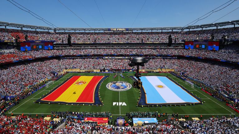 Argentina-España en el MetLife Stadium. REUTERS/Mike Segar