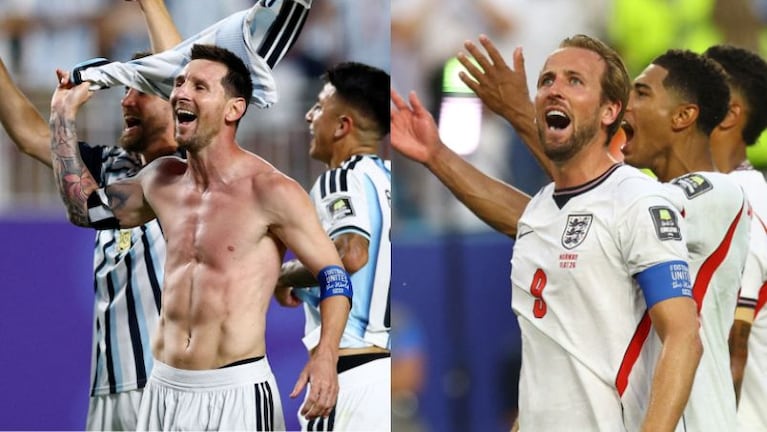 Argentina-Inglaterra, un clásico histórico en Mundiales.