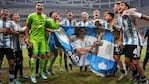 Argentina le ganó 3 a 0 a Brasil y pasó a semifinales. Foto; Prensa Selección.