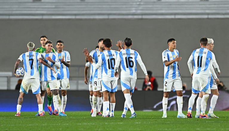 Argentina le ganó a Chile en el Monumental. REUTERS/Rodrigo Valle