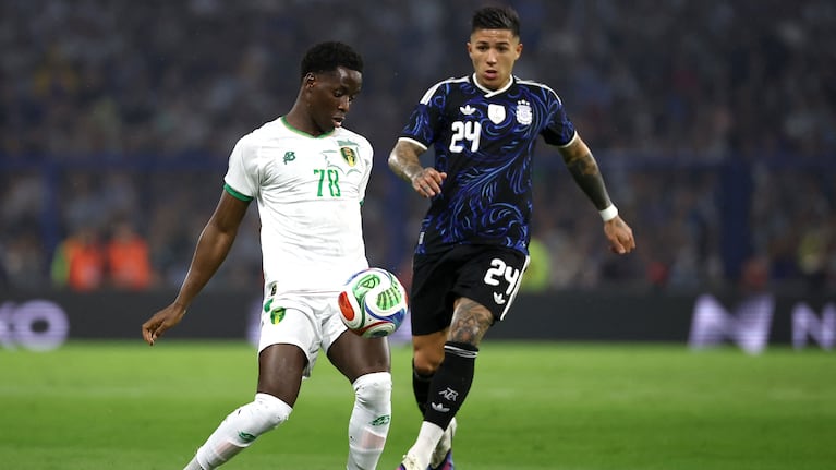 Argentina-Mauritania en la Bombonera.