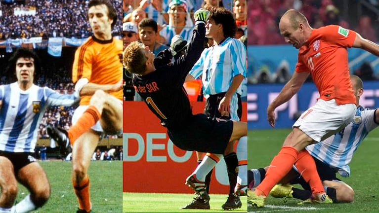Argentina-Países Bajos, un "clásico" de los mundiales.