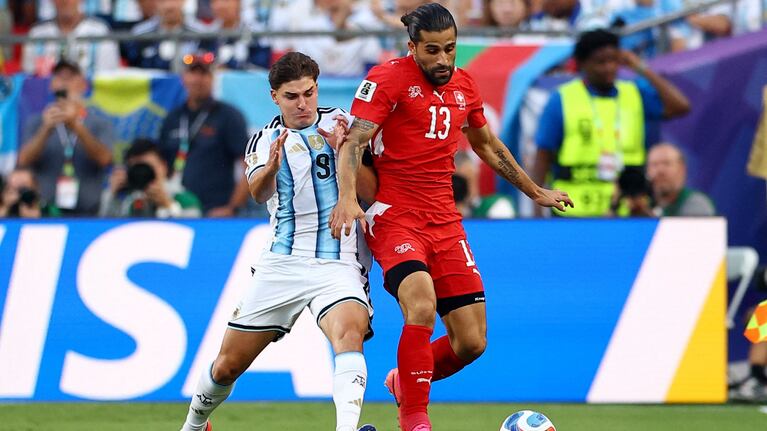 Argentina-Suiza por cuartos de final del Mundial. REUTERS/Agustin Marcarian