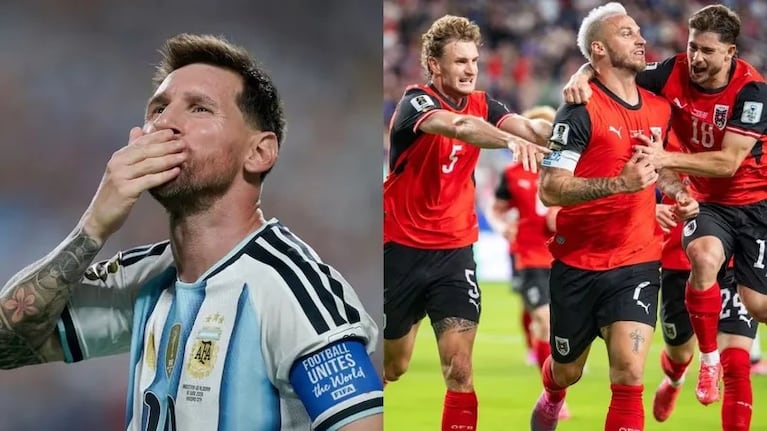 Argentina y Austria se enfrentan por primera vez de manera oficial.