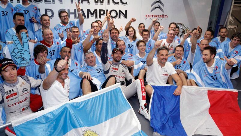 Argentina y Francia unidos por Pechito y Citroen. Fotos: WTCC.