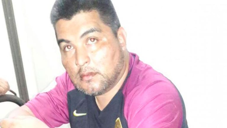 Ariel Barrionuevo, el subcomisario acusado de integrar una banda delictiva.