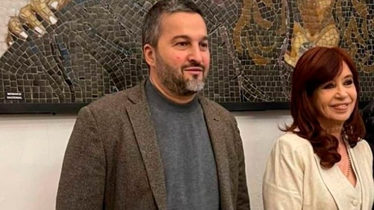 Ariel García Furfaro junto a Cristina Kirchner.