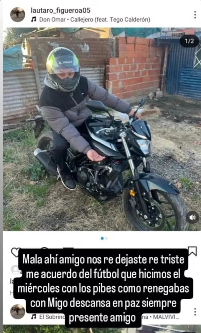 Armas en el ataúd y 23 balazos al aire: el velorio tumbero al motochoro abatido por un policía