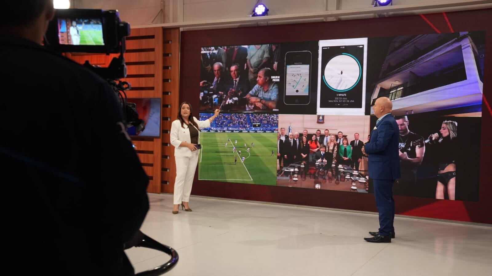 Arrancó Noticiero Doce renovado, con la dupla de Alejandra Bellini y Petete Martínez.