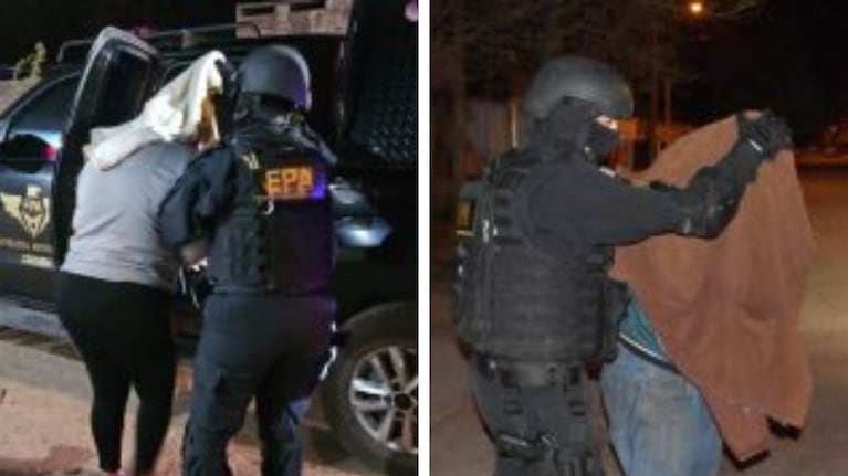 Arrestaron a una pareja y al hermano de uno de ellos.