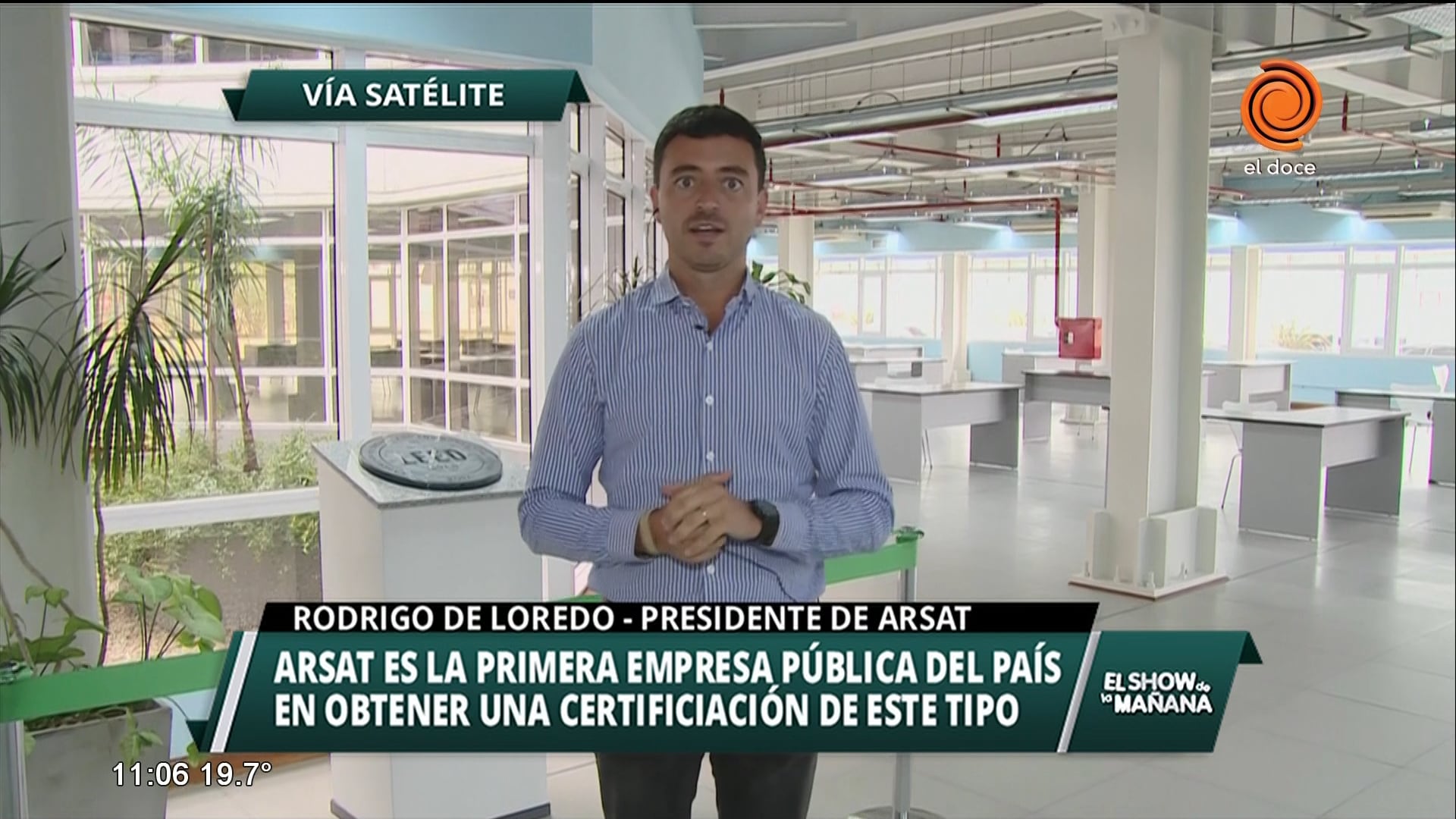 Arsat obtuvo la certificación en energía y atmósfera