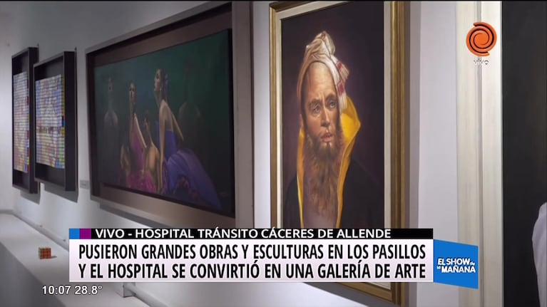 "Arte en tránsito" en el hospital
