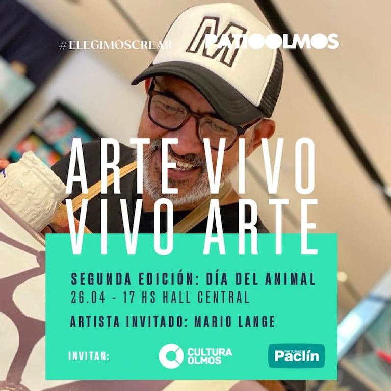 "Arte vivo vivo arte": una nueva intervención en el Patio Olmos