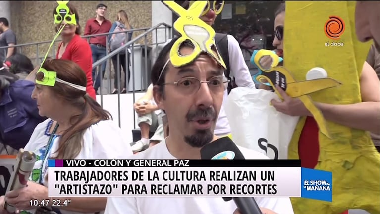 "Artistazo" contra los recortes