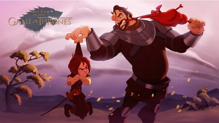 Arya Stark y Clegane.