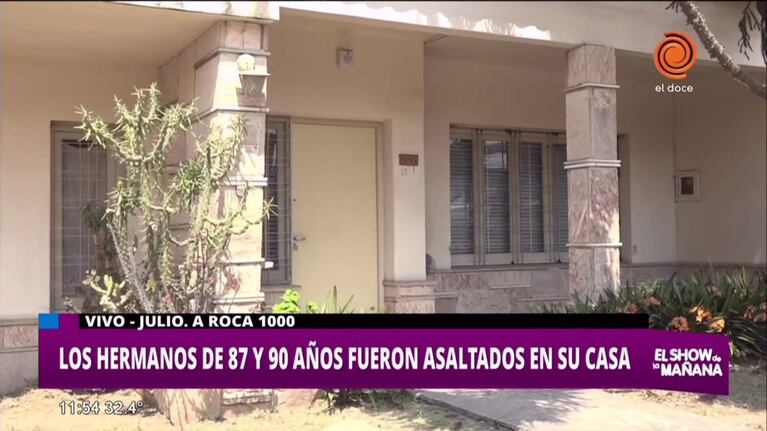 Asaltaron a dos hermanos en su casa