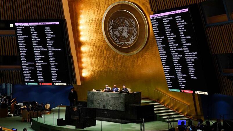 Asamblea General de la ONU en Nueva York.