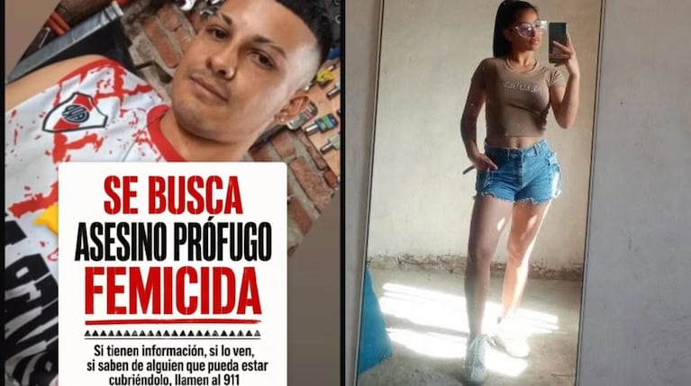Asesinó a su ex novia de 20 años, se fugó y no lo encuentran: “Saben cómo soy”