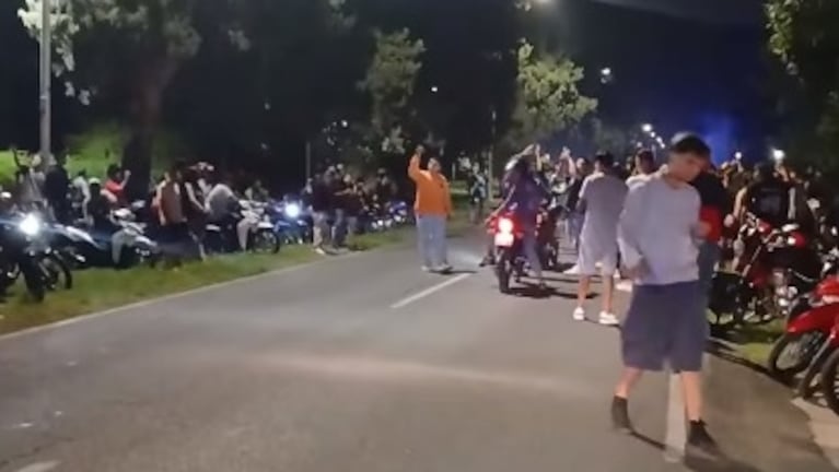 Así despidieron a “Bebé”, el motociclista de 19 años que murió tras chocar en una picada