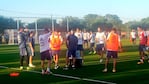 Así entrenaba la Selección en Villa Esquiú. Foto: Twitter @Argentina.