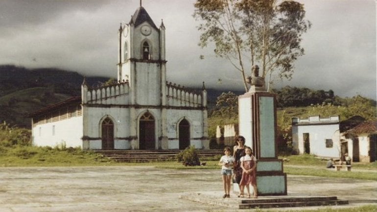 Así era la iglesia del pueblo antes de que dejara de existir. Foto: Gobernación de Táchira