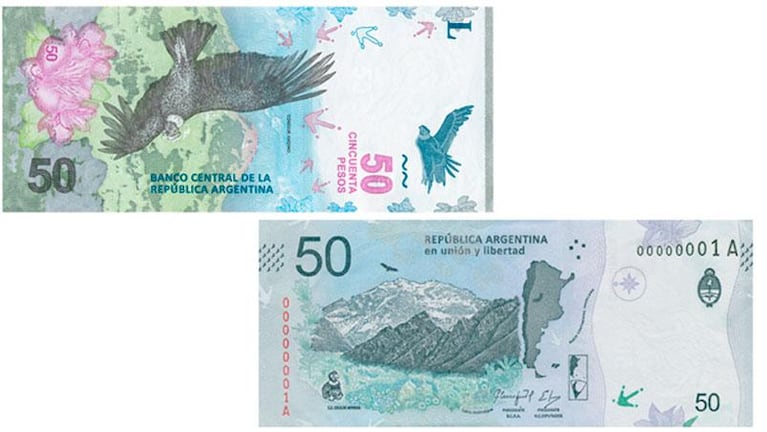 Así es el nuevo billete de 50 pesos que empieza a circular esta semana