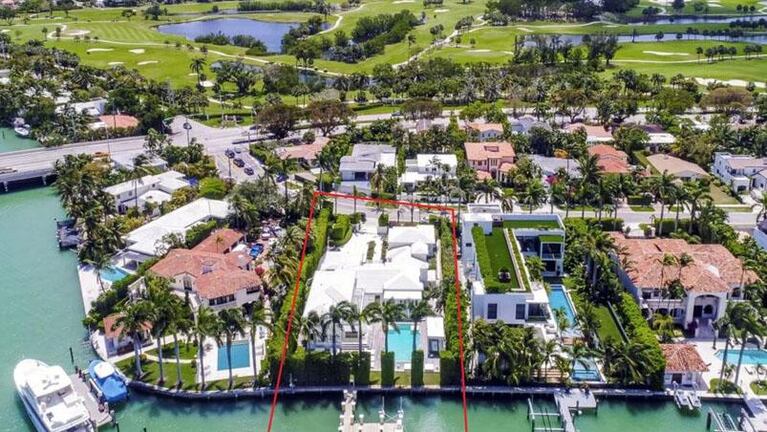 Así es la mansión donde vivirá Shakira con sus hijos en Miami