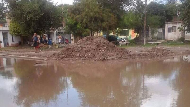 Así está el barrio Avellaneda.