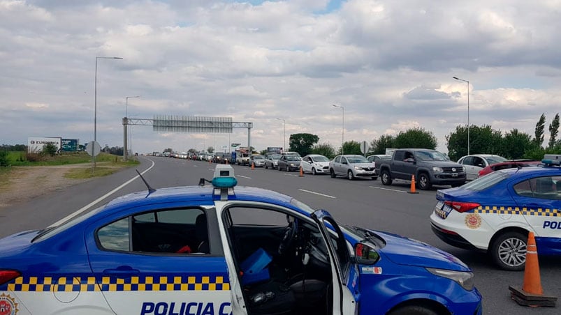 Así está la autopista Córdoba-Carlos Paz. Foto: Fredy Bustos/ElDoce