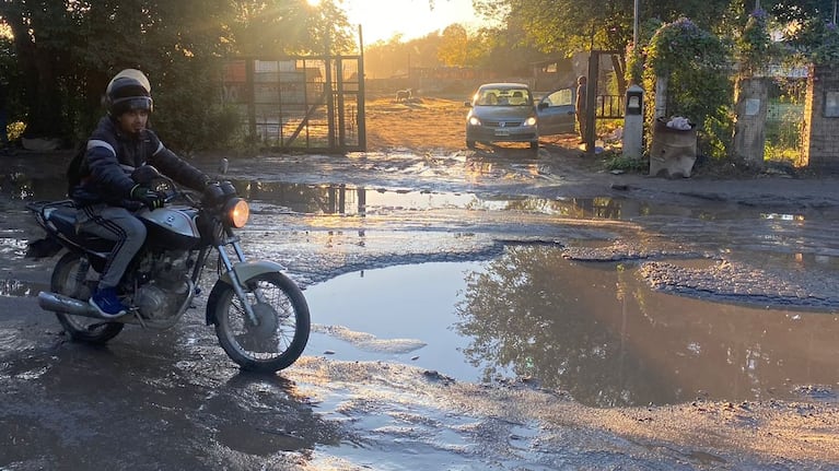 Así está la avenida de la Semillería en Córdoba.