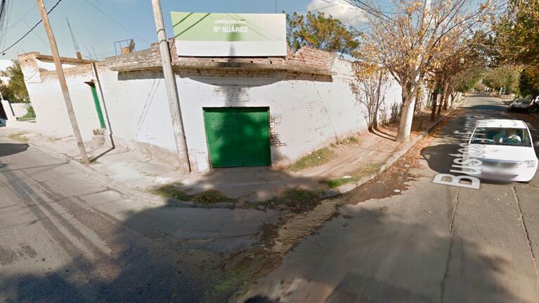 Así estaba antes de romperse. Foto: Street View.
