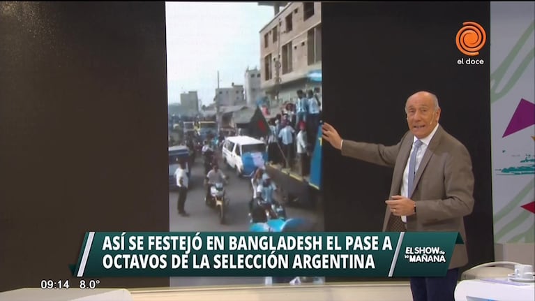 Así festejó Bangladesh el triunfo argentino