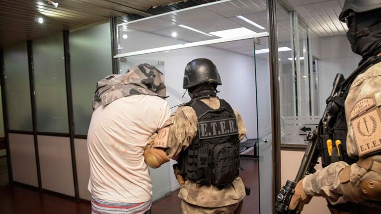 Así fue detenido el primer delincuente: los implicados serían al menos seis.