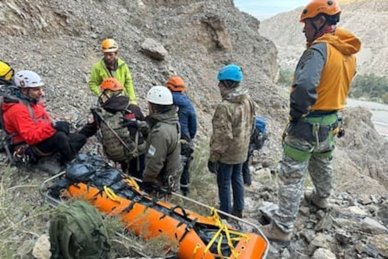 Así fue el rescate del cuerpo de Julia Horn, la turista alemana que murió en un cerro de San Juan