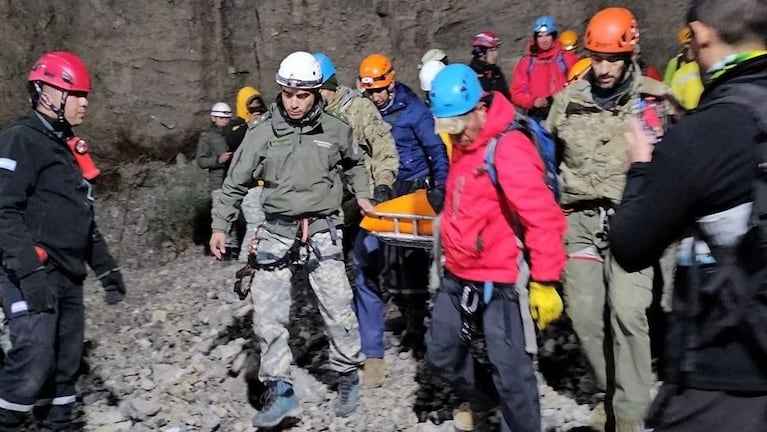 Así fue el rescate del cuerpo de Julia Horn, la turista alemana que murió en un cerro de San Juan