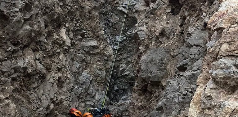 Así fue el rescate del cuerpo de Julia Horn, la turista alemana que murió en un cerro de San Juan