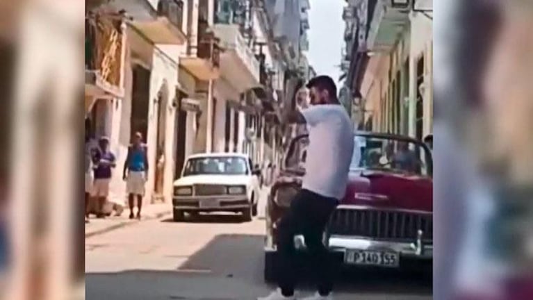 Así graba Ulises Bueno su videoclip en La Habana