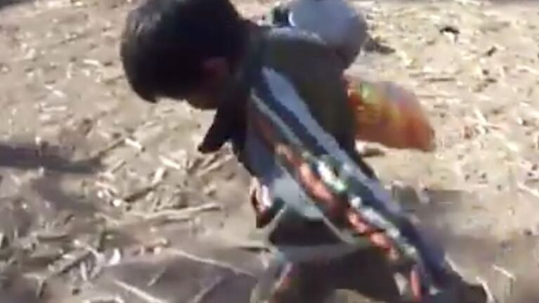 Así humillaban a los nenes en una fiesta tradicional.