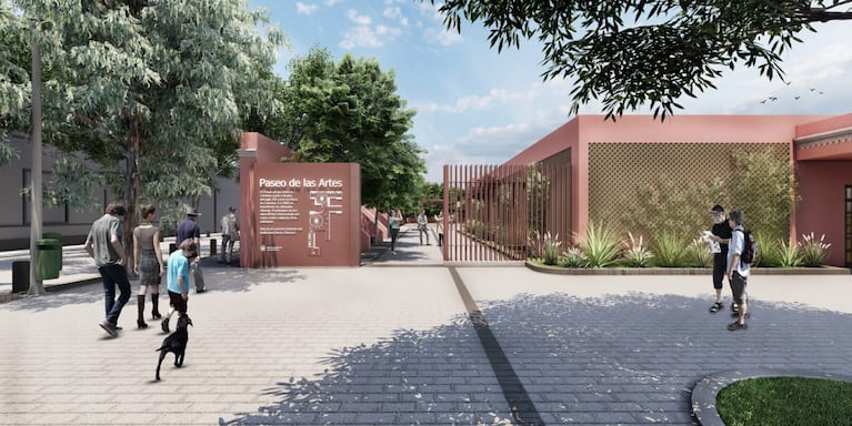 Así quedara el Paseo de las Artes tras las obras.