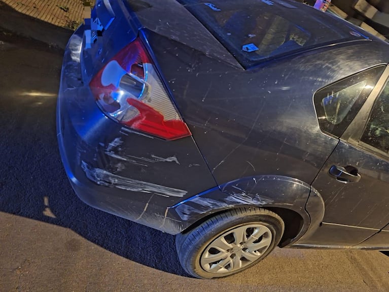 Así quedaron los autos tras el desastre al volante.