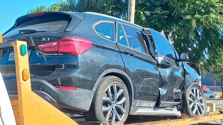 Así quedó el BMW XI de Oscar González. Foto: Julieta Pelayo/El Doce.