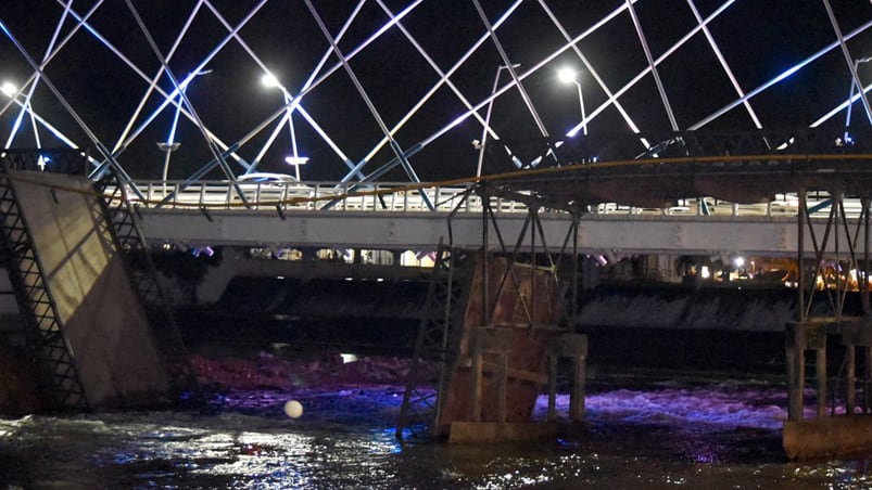 Así quedó el viejo puente Vélez Sarsfield.