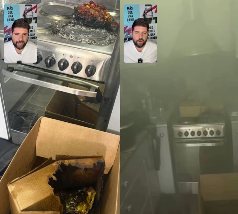 Así quedó la cocina de Matías Alé