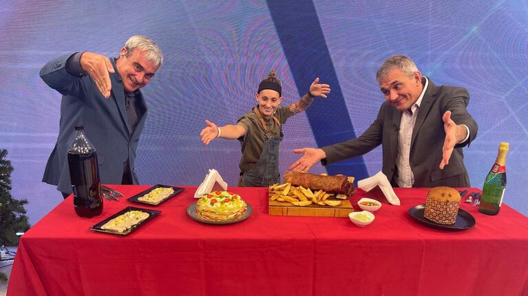 Así quedó la mesa navideña de Telenoche